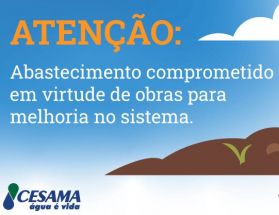 Drenagem na Rua Goiás pode comprometer abastecimento de água em trechos do bairro São Sebastião nos próximos dias