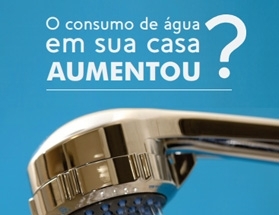 O consumo de água aumentou?