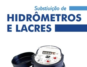 Substituição de hidrômetros