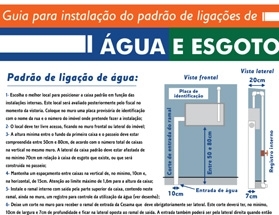 Guia de ligação de água e esgoto