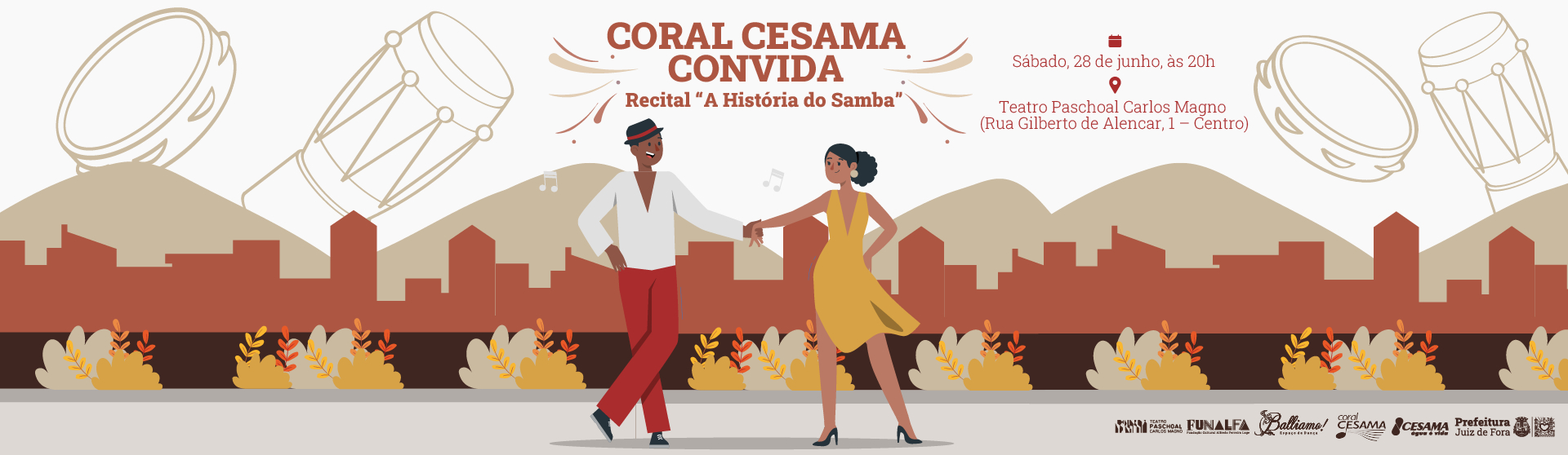 Coral Cesama apresenta recital gratuito sobre a história do samba