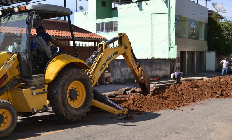 Melhorias  Cesama substitui 180 metros de redes de água no Bairro Nossa Senhora das Graças