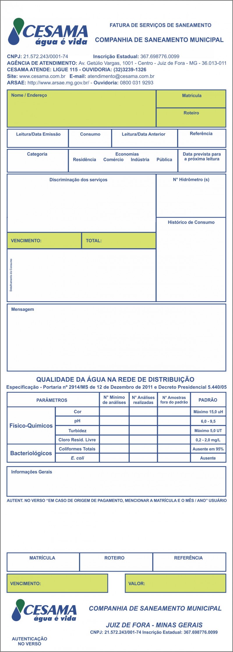 Anistia - Cesama negocia com usuários inadimplentes