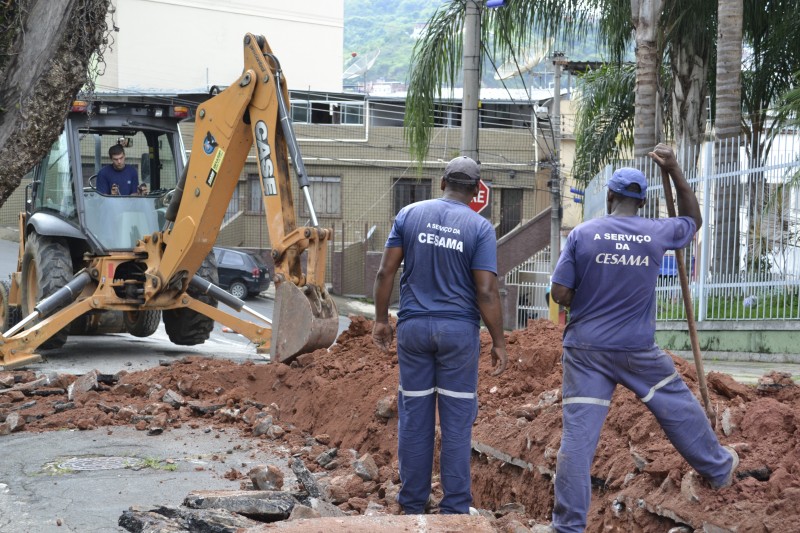 Maior oferta de água - Cesama substitui mais 260 metros de redes no Bairro Bairu