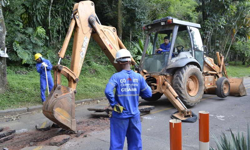 Despoluição do Rio Paraibuna - Cesama implanta mais 360 metros de redes de esgoto no Vale do Ipê