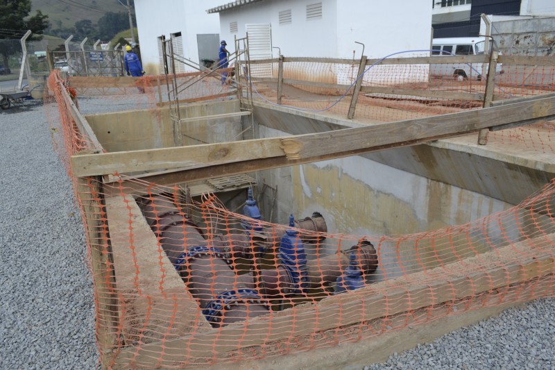 Despoluição do Rio Paraibuna - Cesama já concluiu 80% da estação elevatória do Bairro Vila Ideal