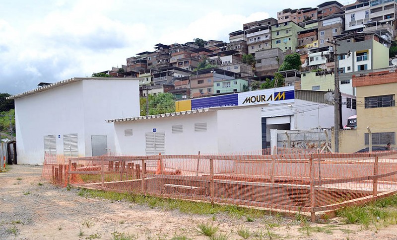 Cesama já executou 90% da nova estação elevatória em Vila Ideal