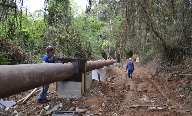 Despoluição do Rio Paraibuna - Cesama avança com trabalhos no Córrego São Pedro