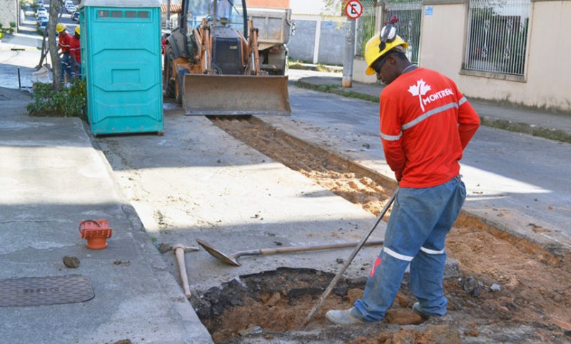 Cesama remodela mais 200 metros de redes de esgoto no Bairro Cascatinha