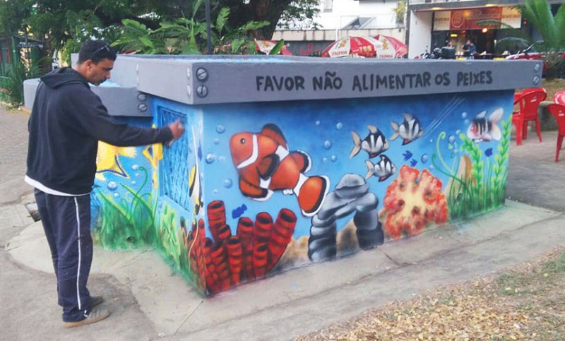Mostra de Graffiti Purencontro conclui projeto de grafitagem das unidades da Cesama