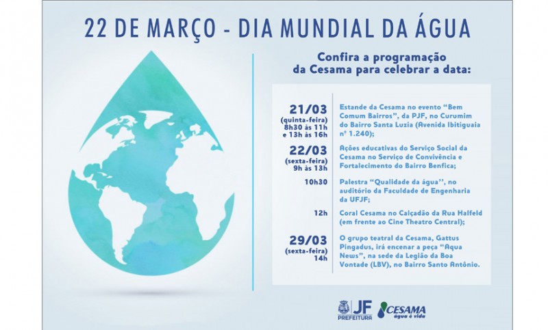 Cesama lança programação especial para o Dia Mundial da Água