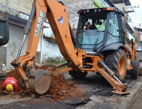 Cesama remodela 500 metros de redes de esgoto no Bairro São Benedito