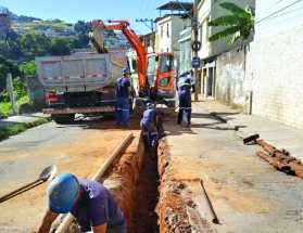 Cesama inicia remodelação de rede de água no Bairro São Bernardo