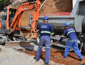 Cesama inicia remodelação de 140 metros de redes de água no Bairro São Bernardo