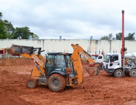 Cesama avança com obras de implantação do novo reservatório no Bairro Santa Terezinha