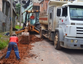 Cesama remodela 200 metros de redes de esgoto no Bairro São Tarcísio