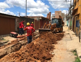 Cesama remodela mais 150 metros de redes de esgoto no Bairro Vila Ideal