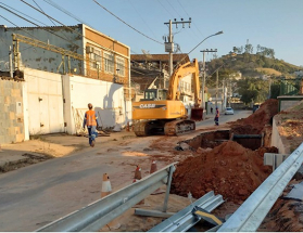 Despoluição do Paraibuna - Cesama segue com obras complementares no bairro Santa Teresa 