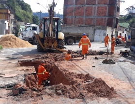 Trânsito é desviado no Vitorino Braga para obras