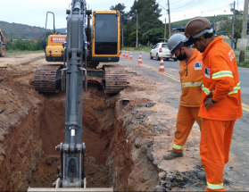 Cesama conclui mais de 85% das obras da quarta adutora