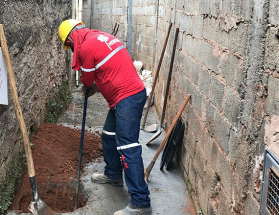 Cesama já executou 70% da nova rede de esgoto do Bairro Grama