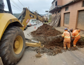 Prefeitura finaliza rede de água do Sagrado nesta terça-feira, 21