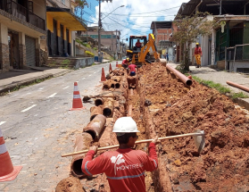 PJF remodela 920 metros de redes de esgoto no Bairro São Benedito