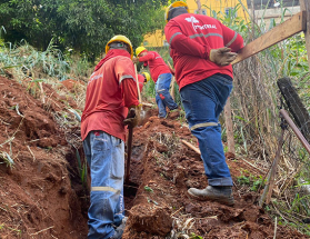 Nova rede de esgoto do bairro Progresso está em fase final de execução