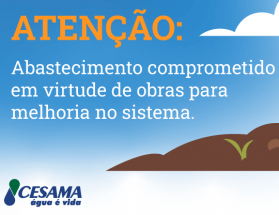 Manutenção na elevatória de água da Rua Cesário Alvim pode comprometer abastecimento de parte da Região Leste nesta quarta, 26