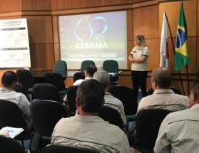 Cesama mobiliza motoristas em treinamento sobre direção defensiva