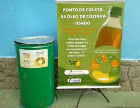 Cesama e Instituto Epros visitam escola em projeto de reciclagem de óleos comestíveis