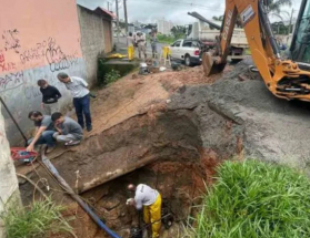 Serviços da Cesama na BR-440 continuam nesta sexta-feira, 23
