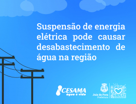 Falta de energia compromete funcionamento de unidade da Cesama e bairros Nova Era e Jardim dos Alfineiros têm abastecimento comprometido