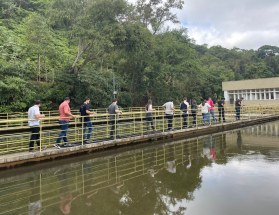 Estudantes de faculdade de Três Rios conhecem processo de tratamento de água de Juiz de Fora