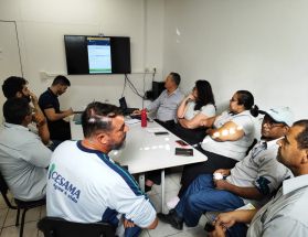 Empregados da Cesama conhecem melhorias, já em operação, sobre nova versão do sistema Sanegeo