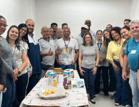 Empregados do DEMC comemoram nova sala de geofonia