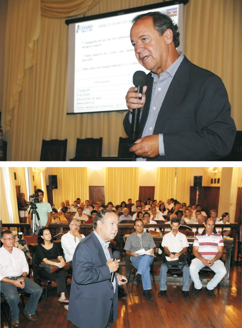 Audiência Pública - Cesama apresenta estudo sobre realinhamento tarifário e Planejamento Estratégico