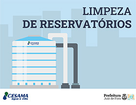 Cesama realiza limpeza de reservatório no Jardim de Alá, na próxima quinta-feira, 24