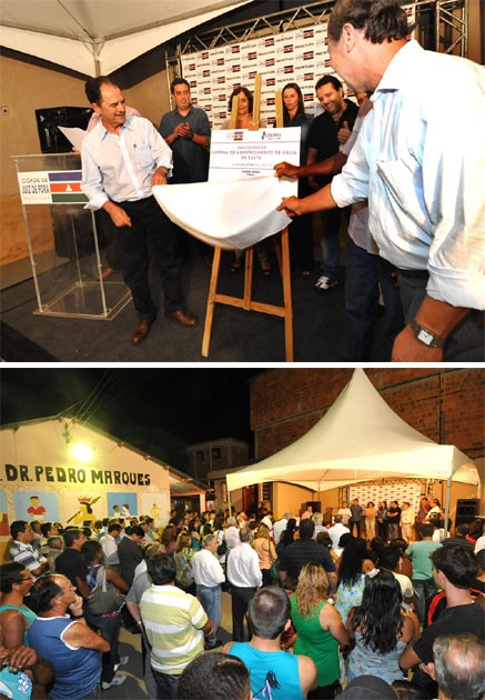 Prefeito Custódio Mattos inaugura novo sistema de abastecimento de água em Caeté