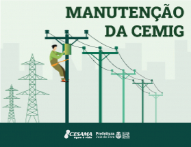 Manutenção da Cemig pode comprometer fornecimento de água no Spinaville, na próxima terça, 2