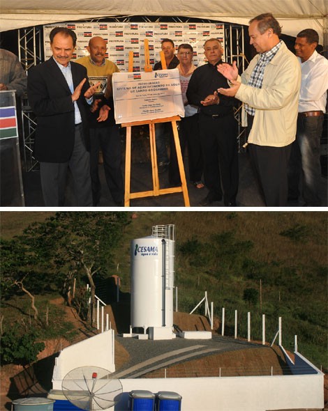 Prefeito Custódio Mattos inaugura novo sistema de abastecimento de água em Santo Agostinho