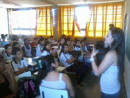 Cesama promove ação de conscientização ambiental em escola do Bairro São Pedro