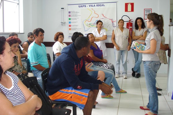 UAPS do Bairro Vila Ideal recebe projeto de conscientização ambiental da Cesama
