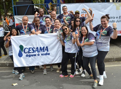 Cesama estreia nos Jogos do Sesi 2013 com vitória na prova de cabo de guerra