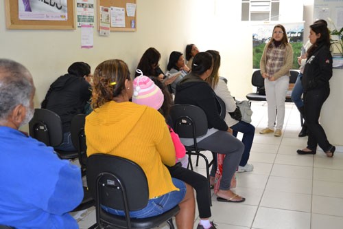 Usuários da Uaps do Progresso participam do projeto de conscientização ambiental da Cesama