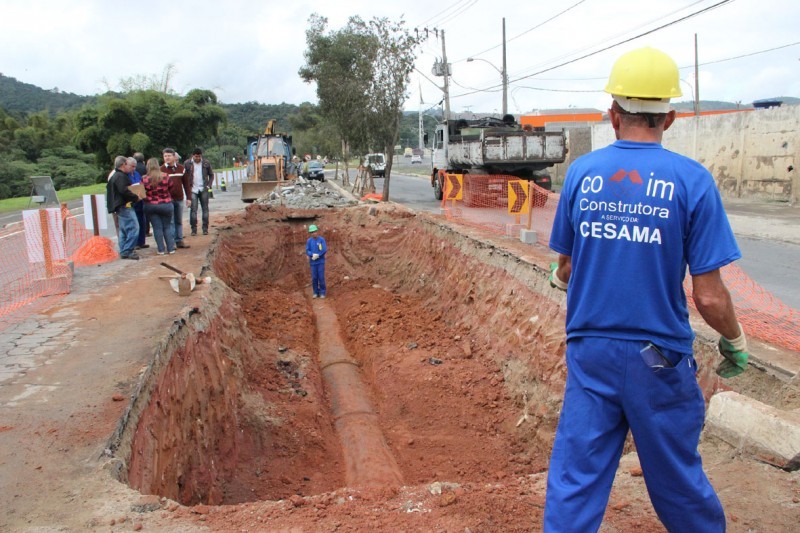 Maior oferta de água - Nova etapa das obras de construção do 