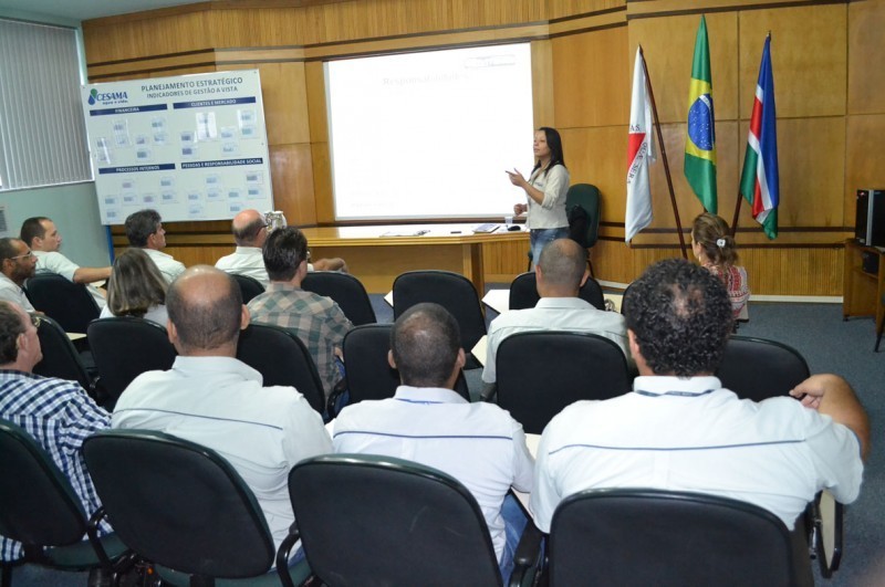 Capacitação - Empregados da Cesama participam de curso sobre trabalho em altura