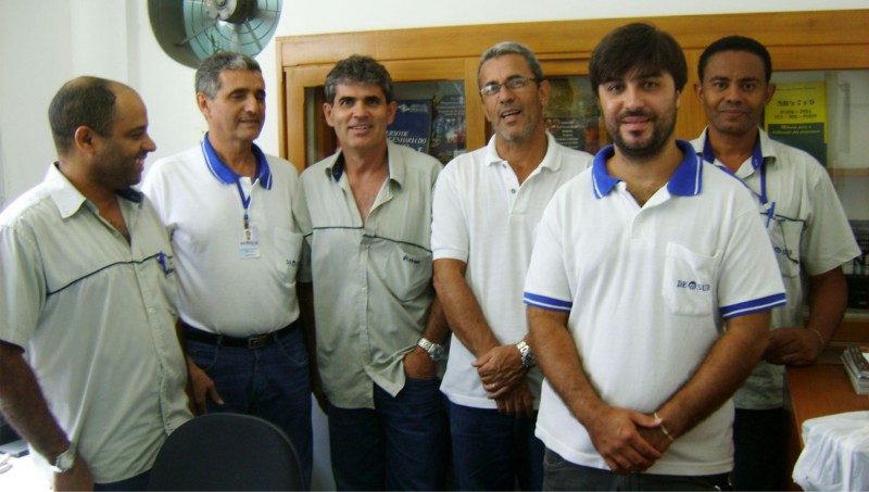 Equipe do Demsur de Muriaé visita instalações da Cesama