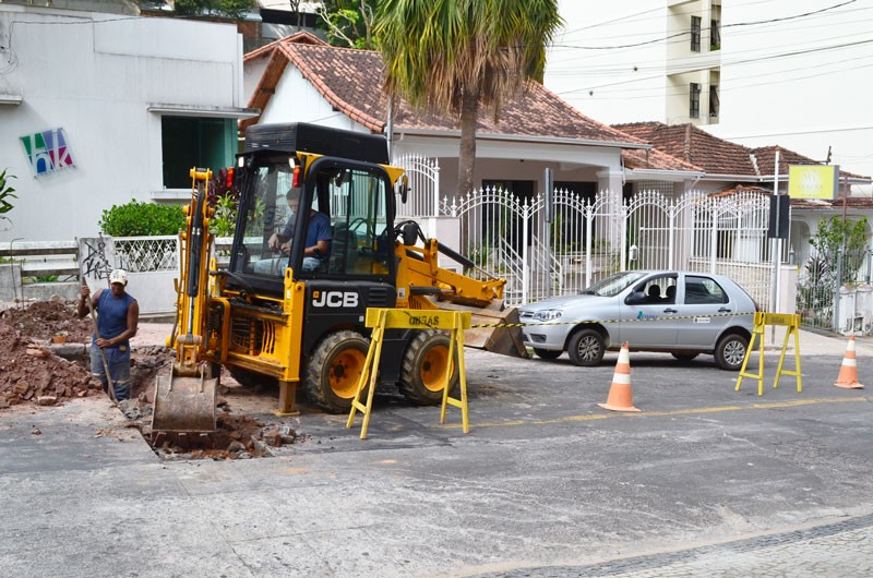 Settra promove interdição parcial da Rua Delfim Moreira para obras da Cesama