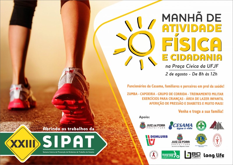 Cesama promove Manhã de Atividade Física e Cidadania na Praça Cívica da UFJF no sábado